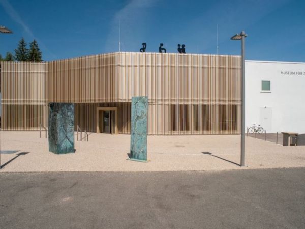 Der Neubau des Museums für zeitgenössische Kunst - Diether Kunerth im Ortszentrum von Ottobeuren